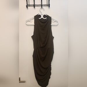 NWOT Le Chateau Elegant Green Midi Dress size S